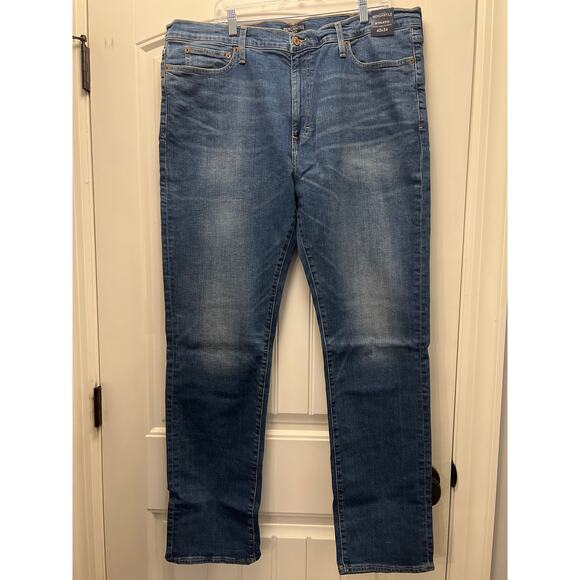 NWT J Crew Mercantile Men’s Denim Straight Leg Athletic Jeans Size 40x34 Blue - Picture 1 of 9